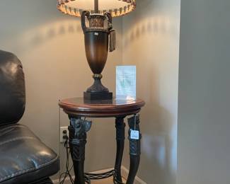 Stone Top Accent Table