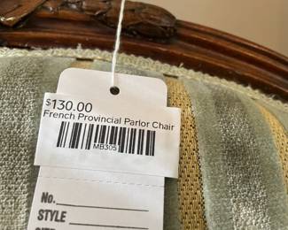 French Provincial Parlor Chair