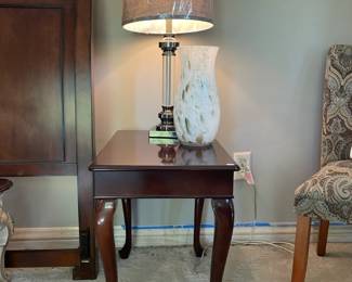Lucite and Metal Accent Lamp
