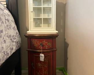 Floral Cabinet Nightstand