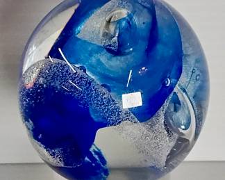 One of Four in a “Choice” Lot of Vintage Glass Paperweights by Caithness of Scotland