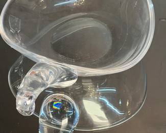 Lot #33:  One of 5 Vintage Steuben Crystal Bowls