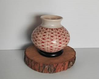 LOT #8:  CHOICE OF FOUR PIECES: One-of-a-Kind Signed  Pottery Vessel from the Mata Ortiz Village
