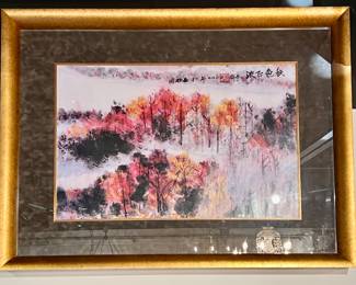 Lot #32:  Limited Edition Signed and Numbered Framed Lithograph 