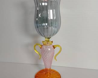 LOT #1:  Murano Glass Stemware, Choice of 6