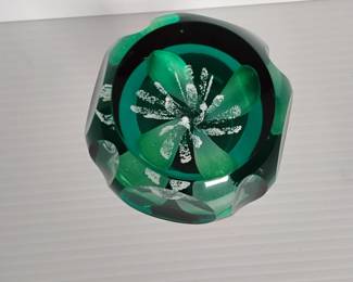 One of Four in a “Choice” Lot of Vintage Glass Paperweights by Caithness of Scotland