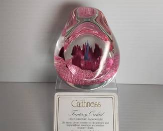 Lot #10: Choice of 4 Caithness of Scotland Vintage Glass Paperweights 