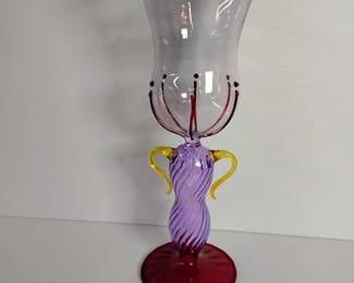 LOT #1:  Murano Glass Stemware, Choice of 6