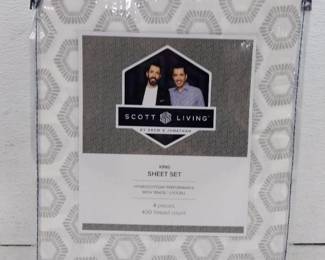 Scott Living 400TC HygroCotton And Tencel Sheet Set, King