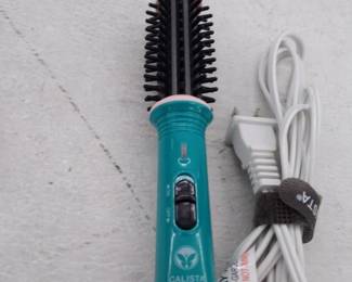 Calista GoGo Mini Round Brush Hair Styling Tool, Jade Green