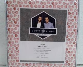 Scott Living 400TC HygroCotton And Tencel Sheet Set, Queen