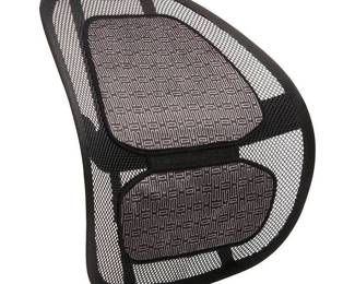 HoMedics Contouring Back Support w/Heat Plug In 2 Hour On/Off