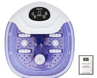 HoMedics BubbleSpa Plus Epsom Salt Footbath With Heat Boost