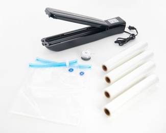PowerXL Duo NutriSealer 6-in-1 Food Sealer with Vacuum Bags, Black