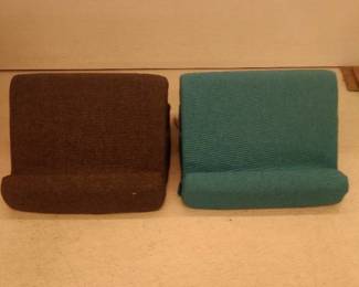 Duo Multi-Position Foam Tablet Pillow, Set Of 2, Gray And Blue