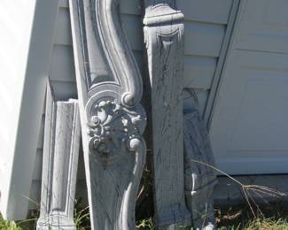 remainder of marble fireplace from Normandy 