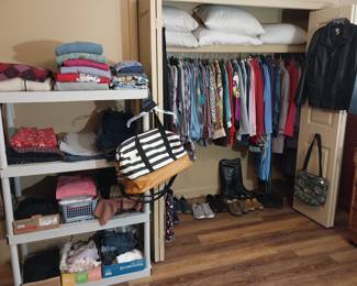 women's clothing, bags