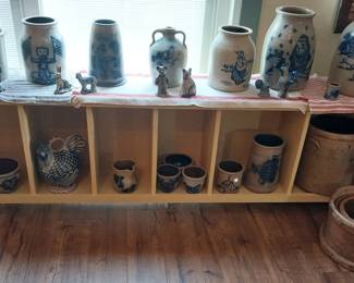 Beaumont pottery, crocks