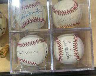 Hank Aaron, Dale Murphy, Luke Appling and Don Drysdale