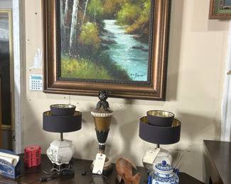 Antique console table