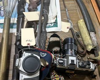 Swords and vintage items