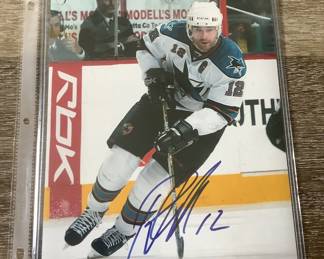 Patrick Marleau San Jose Sharks Signed 8x10 Photo