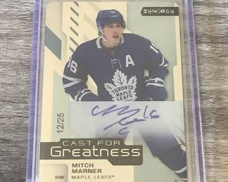 Mitch Marner Toronto Maple Leafs Signed Cast For Greatness Synergy 12/25
