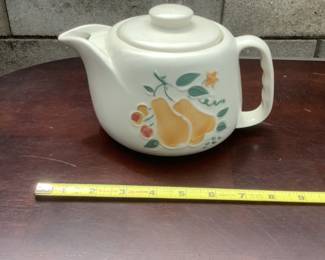 Porcelier Teapot White Pear