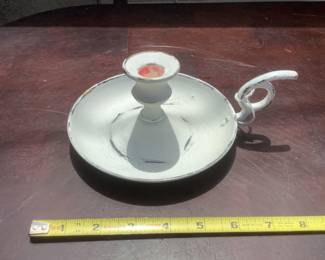 Vintage Candle Holder Plate&nbsp;