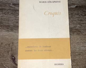 Croquis Marie-Seraphine Seghers Signed.. I have a lot more French books also if interested
