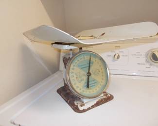 Vintage baby scale