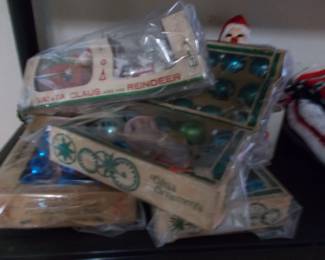 Vintage Christmas ornaments