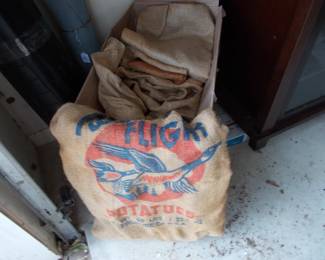 Burlap sacks