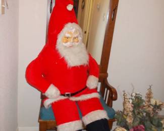FABULOUS 4' Santa with face repairs