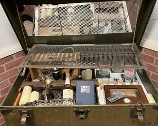 1960’s Marine Corp. footlocker bar