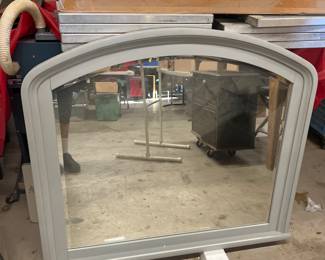 Brand new mirror ready to be hung up.