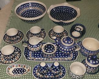 Polish Pottery - only a few pieces remaining