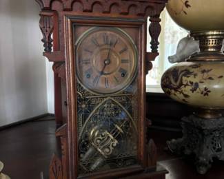 1800’s Ansonia Mantle Clock with key