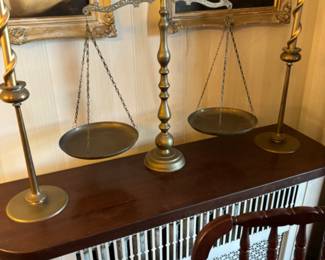 Brass scale