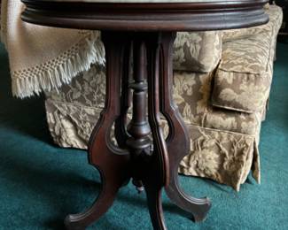 Marble top Lamp Stand