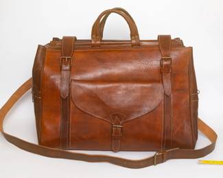 Moroccan Camel Leather Travel Bag