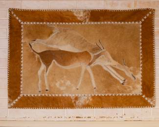 Real Hide Gazelle Artwork