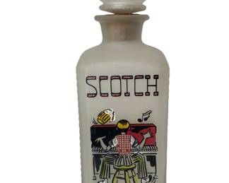 Frosted Scotch Bottle 