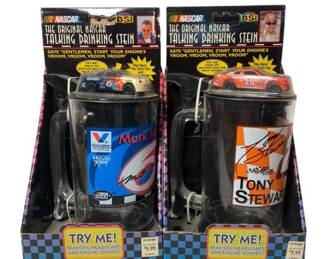 NASCAR Talking Drinking Steins 