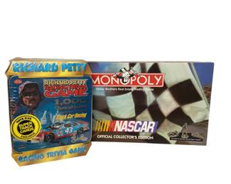 NASCAR Monopoly and Richard Petty Trivia 