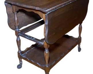 Drop Leaf Tea Cart 