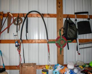 Hand saws, step stool, Christmas tree stand and more.