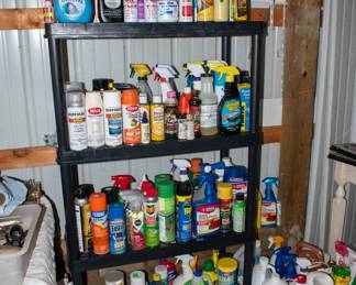 Cleaners, paint and more.