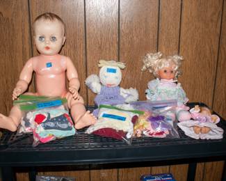 Dolls, doll accessories.