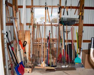 Yard tools and more.